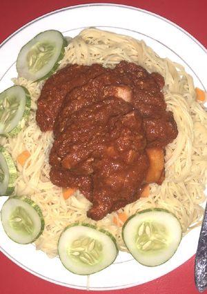 A picture of Spaghetti goodness.