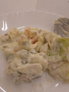 A picture of Mayo salad.