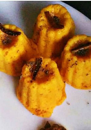 A picture of Dhokla Muffins.