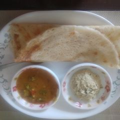 A picture of Masala dosa.