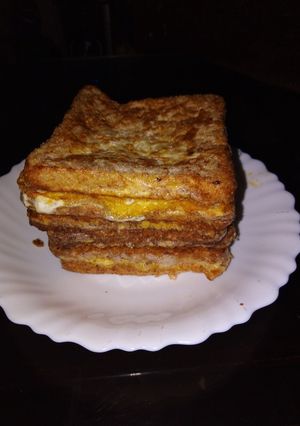 A picture of Toast mayai.