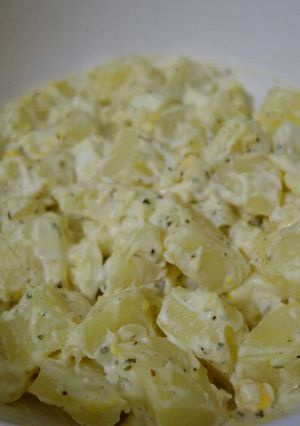 A picture of Potato salad.