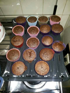 Una foto de Muffin de chocolate