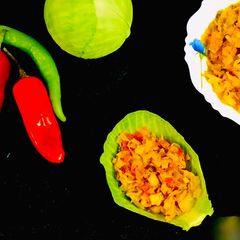 A picture of Cabbage Tomato Sabzi.