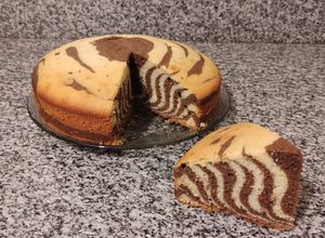 Una foto de Torta cebra | fran cocina