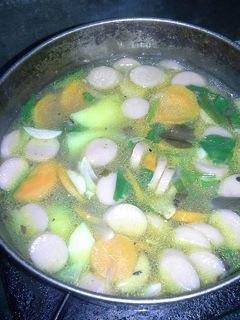 Foto resep Sup sayuran campur sosis