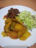 Baked buttered sweetpotatoes