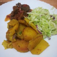 A picture of Baked buttered sweetpotatoes.