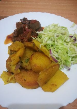 A picture of Baked buttered sweetpotatoes.
