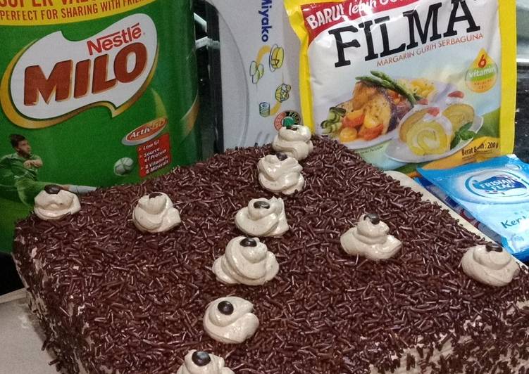 Milo butter cake 🎂