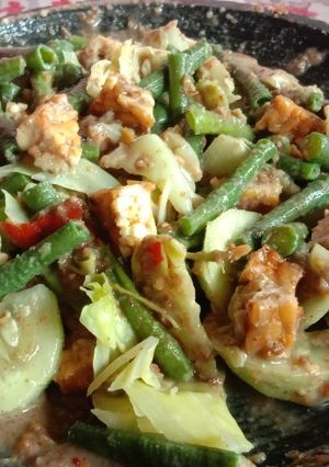 Foto resep Rujak sayur