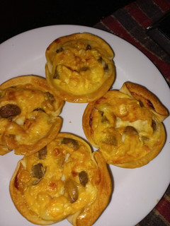 Una foto de Mini quiche de queso, choclo y champiñones 👩🍳