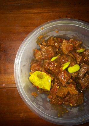 Foto resep Oseng mercon daging