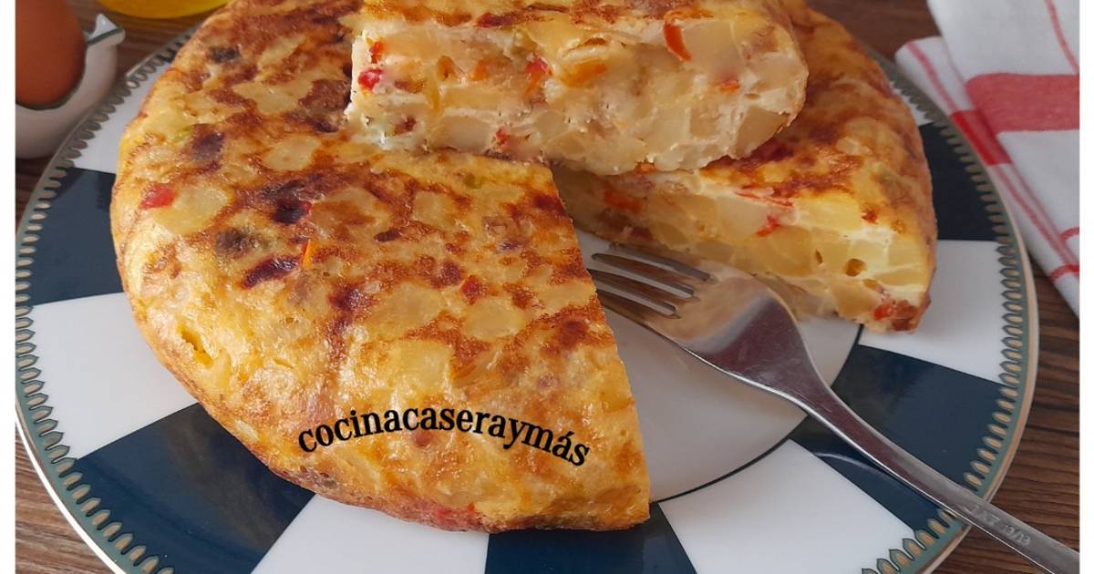 Tortilla paisana Receta de M.E.T.R. (MªElena)- Cookpad