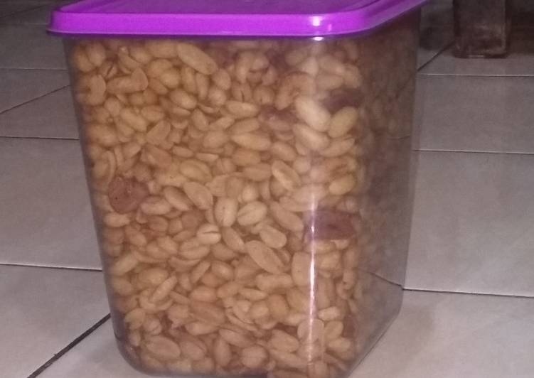 Recipe: Appetizing Kacang bawang presto renyah🥜🥜🥜