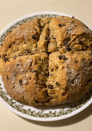 Foto resep Raisin Soda Bread (No Mixer)
