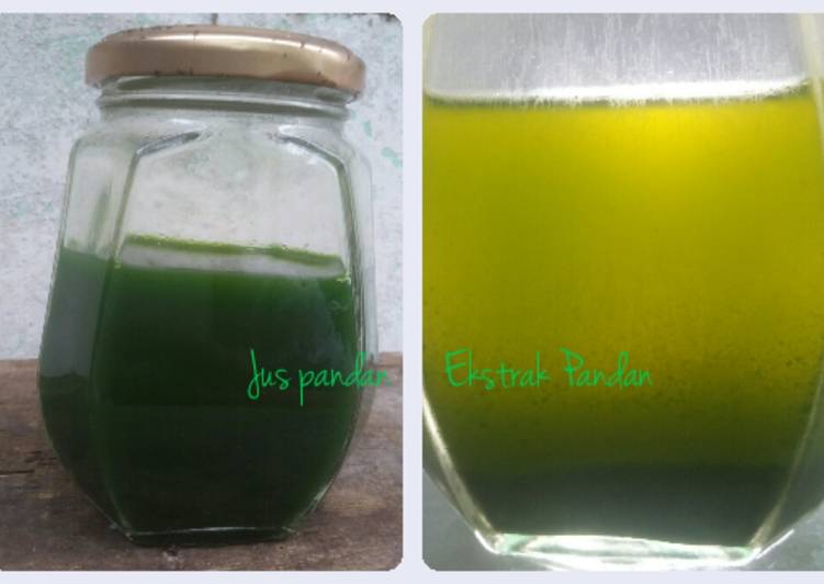 Resep Jus Pandan - Ekstrak Pandan Anti Gagal