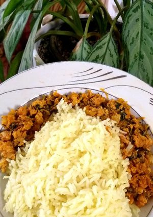 عکسی از دستور خورشت مرغ و پلو کره ای