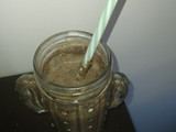 Shake de oreo y plátano "saludable"