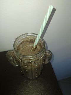 Una foto de Shake de oreo y plátano "saludable"
