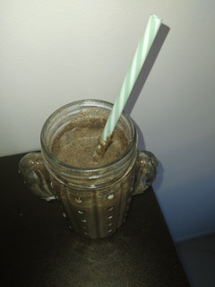 Una foto de Shake de oreo y plátano "saludable"