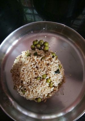 A picture of Pachhai Sundakkai Sadam.