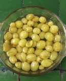 Uvas en almíbar