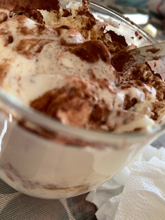 Una foto de Triple blanco con cacao