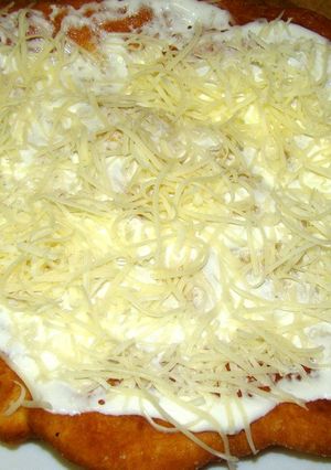 Kefires lángos recept fotója