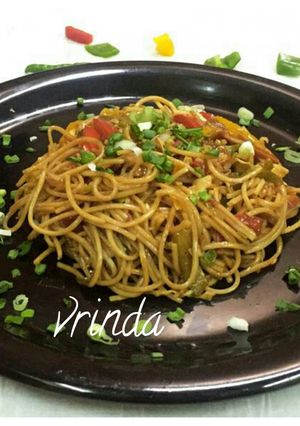A picture of Chinese bhel.