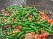 Gambar corned beef tumis sayur