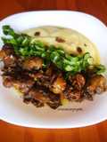 Higadillos de pollo al Oporto
