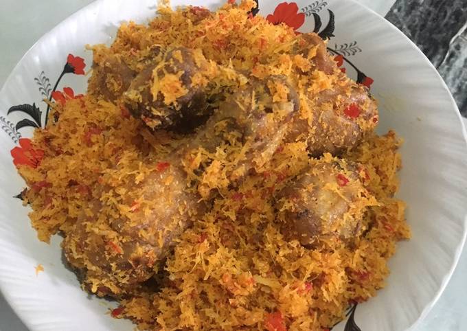 Standar Resep mudah memasak Ayam Serundeng  gurih