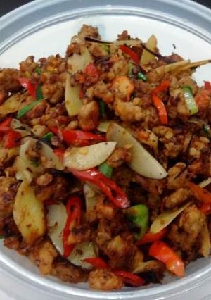 Foto resep Oncom jengkol pedas