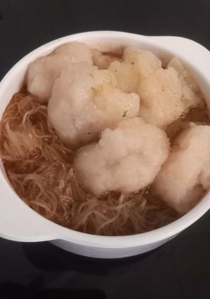 Foto resep Tekwan Patin Bihun Instan rasa soto