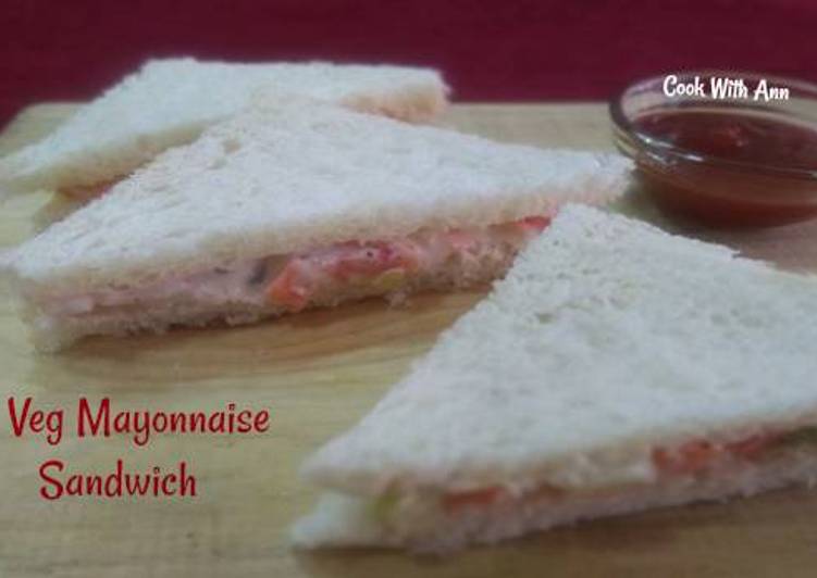Easiest Way to Prepare Ultimate Veg Mayonnaise Sandwich