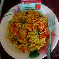 Veg noodles A picture of Veg noodles.