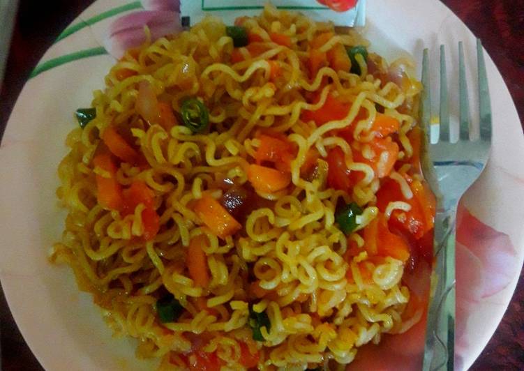 Recipe of Perfect Veg noodles