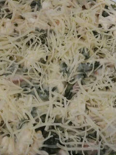 Una foto de Acelgas con champiñones y beicon