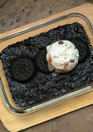 Foto resep Microwave Oreo Brownie