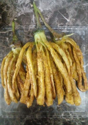 عکسی از دستور بادمجون سوخاری