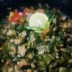 A picture of Masala Bhindi.