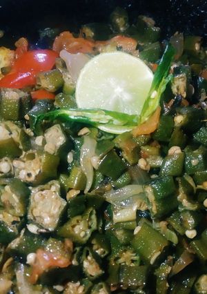 A picture of Masala Bhindi.