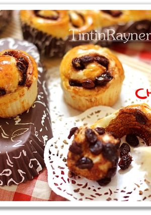 Foto resep Cara Membentuk Cinnamon roll+roti Kepang step by step+Foto ^^