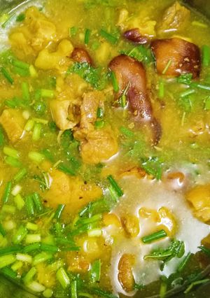 Hình của món Bún giả cầy.
