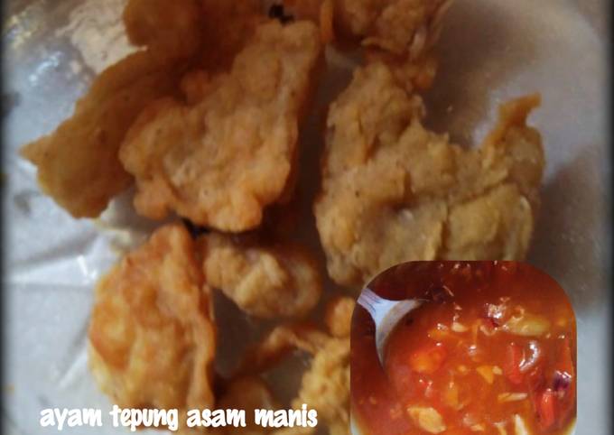 Resep Ayam tepung asam manis yang Menggugah Selera