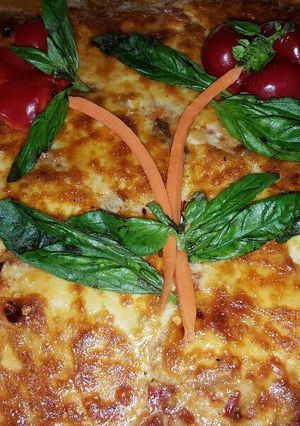 Una foto de Lasagña de berenjenas 