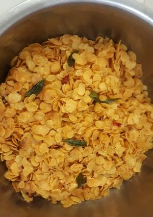 Foto resep Corn flakes salted egg