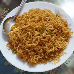 A picture of Veg Garlic fried rice.