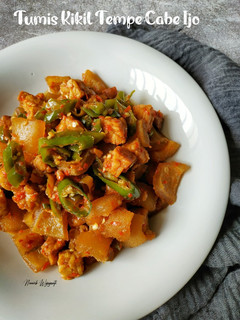 Foto resep Tumis Kikil Tempe Cabe Ijo